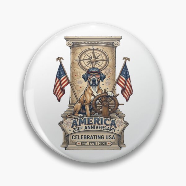 Item preview, Great Dane Captain USA 250th Anniversary designed and sold by BSL-STORE.