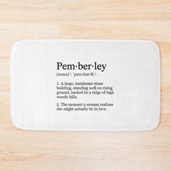 Item preview, Pride and Prejudice Pemberley Definition Mr Darcy Romance Book Shirt designed and sold by Fenay Designs.