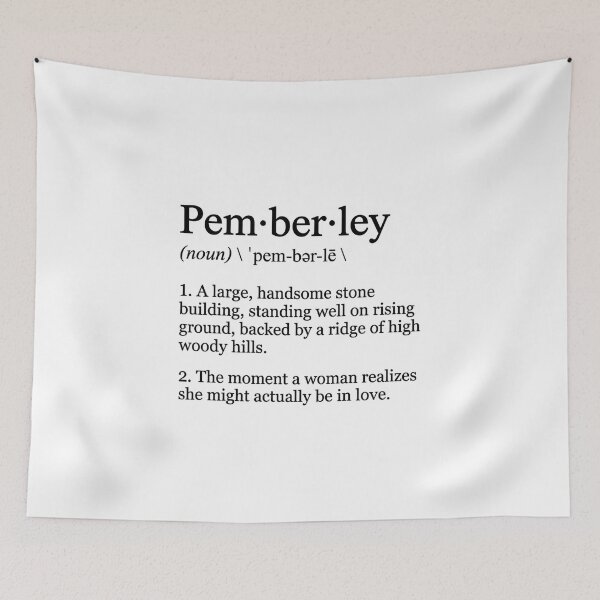 Item preview, Pride and Prejudice Pemberley Definition Mr Darcy Romance Book Shirt designed and sold by Fenay Designs.