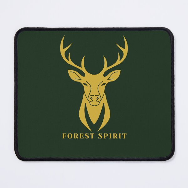 Item preview, Gold Stag Forest Spirit – Minimalist Woodland Deer Nature Design designed and sold by Slow Vibes Designs.