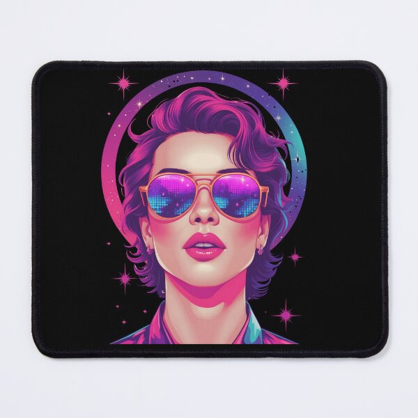 Item preview, Neon Retro 80s – Design 02 Retro 80s Neon Synthwave Girl designed and sold by NK-Studios .