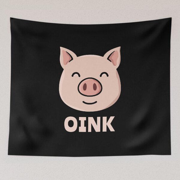 Item preview, Cute Pig Face OINK Kids Kawaii Pig designed and sold by DSWShirts.