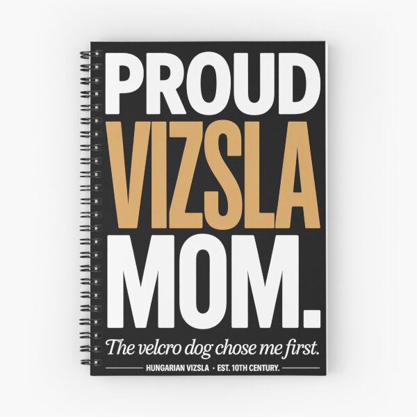 Aperçu de l'œuvre Proud Vizsla Mom T-Shirt Vizsla Gift Dog Mom Shirt Hungarian Vizsla Owner Gift Velcro Dog Mom Tee Vizsla Lover Shirt créée et vendue par InkTheoryStudio.