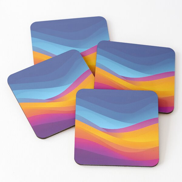Item preview, Vibrant Rainbow Spectrum Flowing Waves designed and sold by EK-World.
