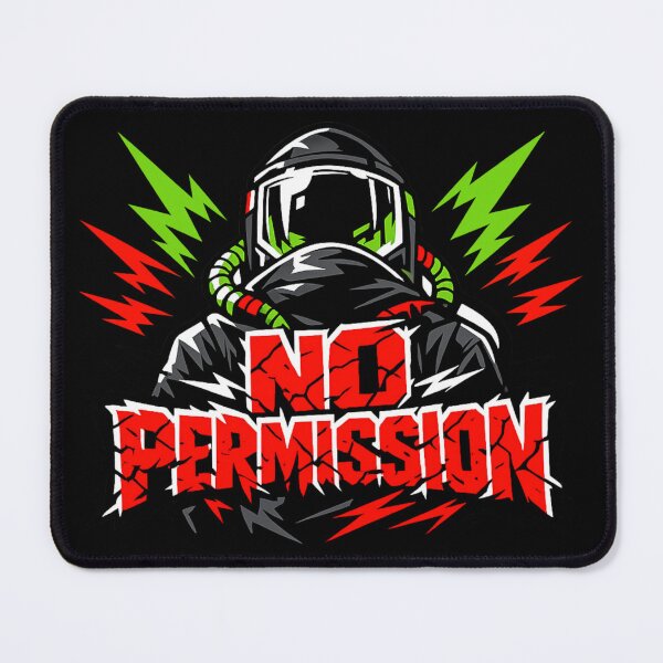 Item preview, No Permission – Cyberpunk Streetwear Graphic | Gamer Tech Futuristic Design designed and sold by JonelCrafts.