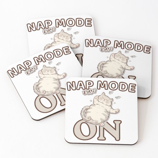 Item preview, Nap Mode On Chubby Sleepy Cat Cozy t shirt designed and sold by Emberveil Studio.
