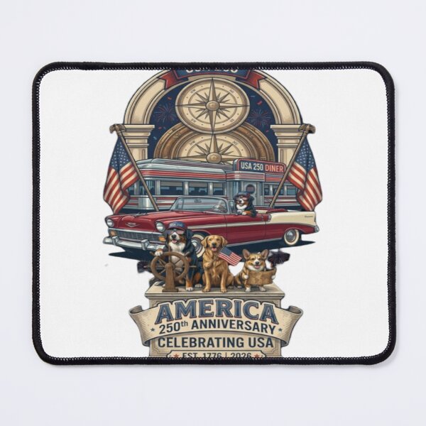 Item preview, Epic USA 250th Anniversary Dog Squad Road Trip designed and sold by BSL-STORE.