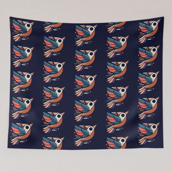 Item preview, Geometric Bird – Neon Flight Design designed and sold by Dogandesighn.
