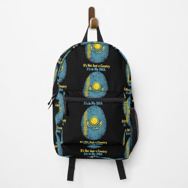 Item preview, Kazakhstan DNA Fingerprint - Proud Roots Flag designed and sold by Pineapple-Tree.