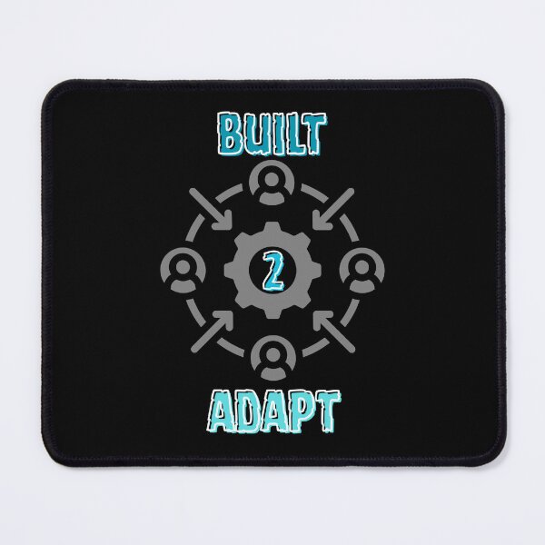 Item preview, Built To Adapt Motivational Quote Gear designed and sold by Snedsdigital.