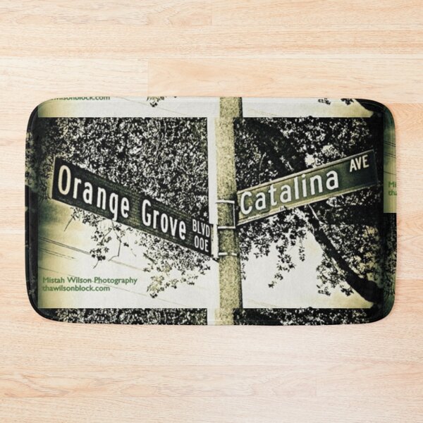 Item preview, Orange Grove Boulevard & Catalina Avenue, Pasadena, CA by Mistah Wilson designed and sold by The Street Sign Store.