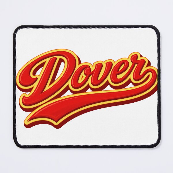 Item preview, Dover Retro Script Typography – Vintage Dover England Travel Poster City Name Design designed and sold by Myōhō Print Co..