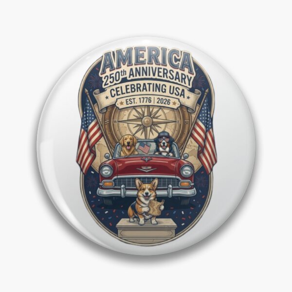 Item preview, USA 250th Anniversary Dog Squad Retro Car Trip designed and sold by BSL-STORE.