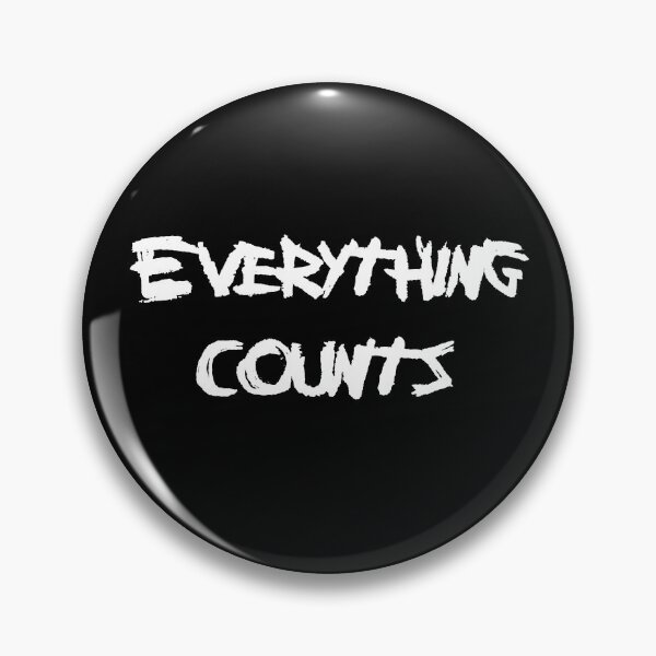 Item preview, Everything Counts – Minimal Typography Tribute to Depeche Mode designed and sold by simpledarkwavewisdom.
