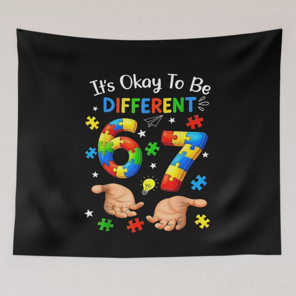 Item preview, It’s Okay To Be Different Autism Awareness Puzzle 67 designed and sold by Ali-printshop.