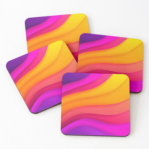 Item preview, Vibrant Neon Gradient Flowing Waves designed and sold by EK-World.