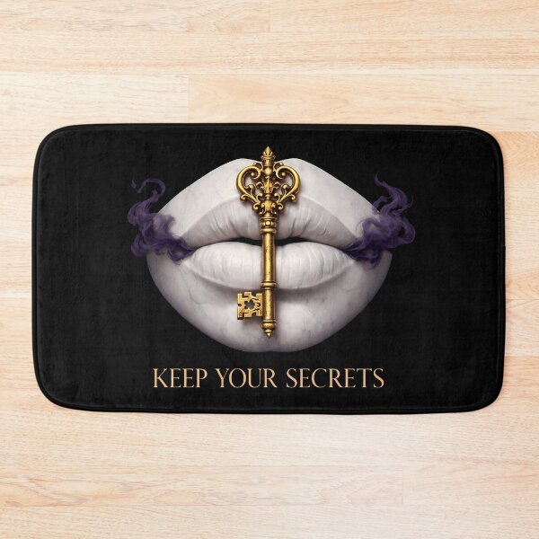 Item preview, Surreal Marble Lips Gold Key Secret Graphic designed and sold by agearb.