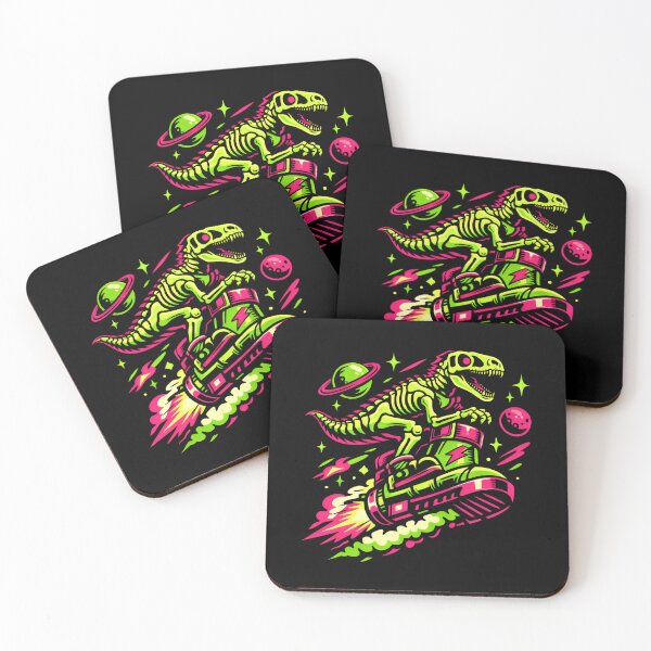 Item preview, Rocket Boot T-Rex Skeleton Space Explorer designed and sold by SplashTastic.