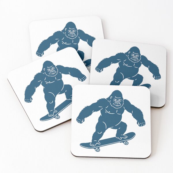 Item preview, The Joyride : Indigo Gorilla Skateboarding - Bold Graphic designed and sold by j-touch-bold.
