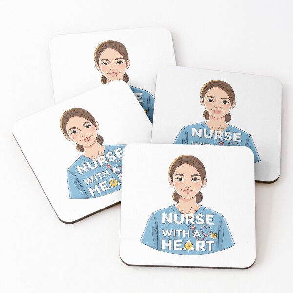 Item preview, Nurse With Heart Stethoscope designed and sold by pumsquare.