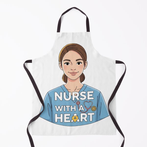 Item preview, Nurse With Heart Stethoscope designed and sold by pumsquare.