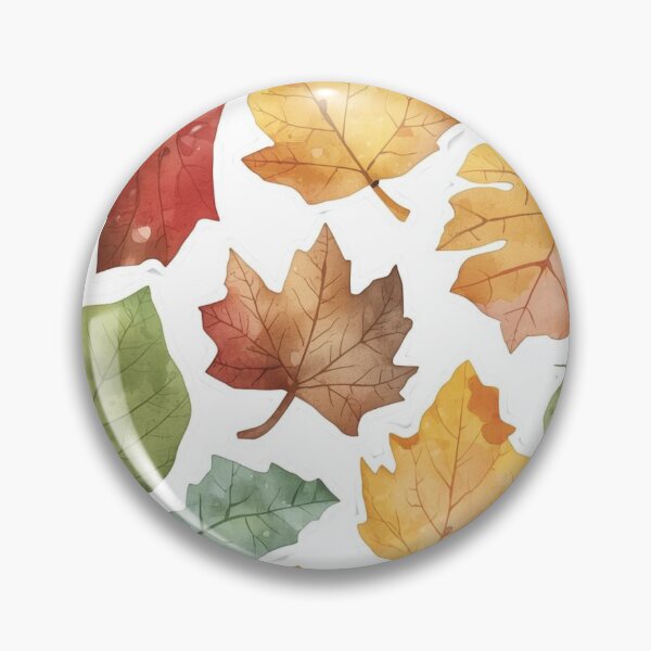 Item preview, Colorful Autumn Maple Leaves Pattern designed and sold by LoopyPop.