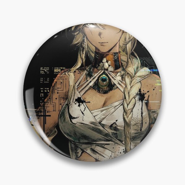 Item preview, Argus Reverse 1999 Wild Long Hair Scarred Right Eye Portrait designed and sold by Senpaiwaves.