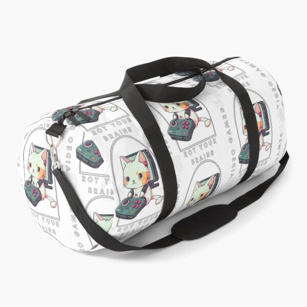 Item preview, Video Games Rot Your Brains Cat Gamer designed and sold by ReuvenStore.