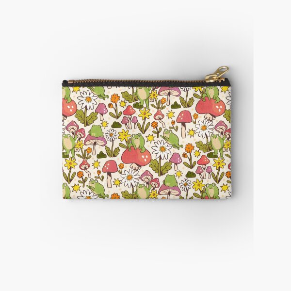 Item preview, Froggy Garden Party - Cute Frogs and Mushrooms designed and sold by Itouchedabee.