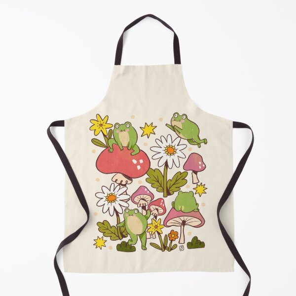 Item preview, Froggy Garden Party - Cute Frogs and Mushrooms designed and sold by Itouchedabee.
