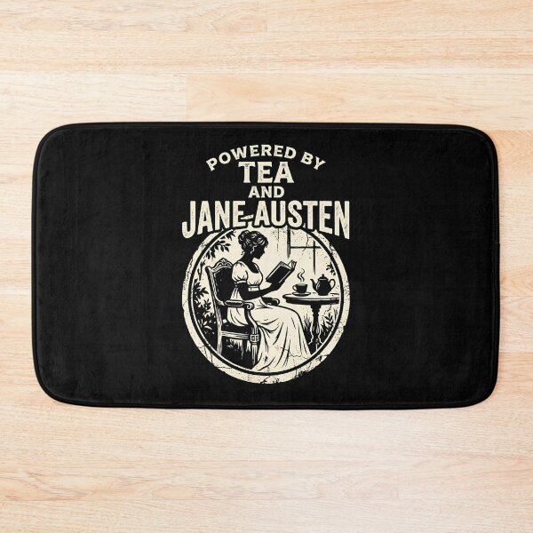 Item preview, Pride and Prejudice Powered By Tea And Jane Austen Reading Graphic Shirt designed and sold by Fenay Designs.