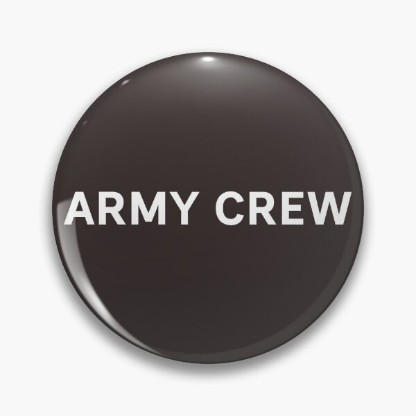 Item preview, ARMY CREW (white) - bts army design designed and sold by ARMYPLUGCO.