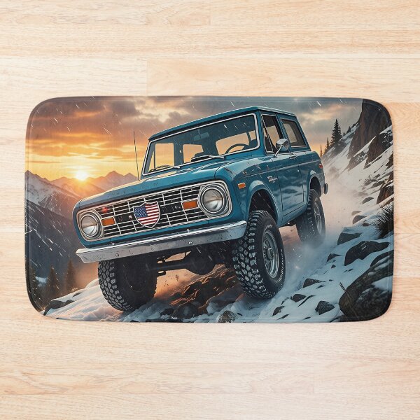 Item preview, Colorado Rocky Mountains Winter Offroad Vintage Travel Poster designed and sold by BorgSpareParts.