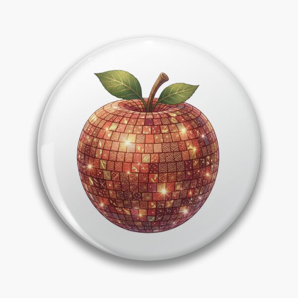 Item preview, Traditional Japanese Mosaic Pattern Golden Red Apple designed and sold by SakuraMarket26.