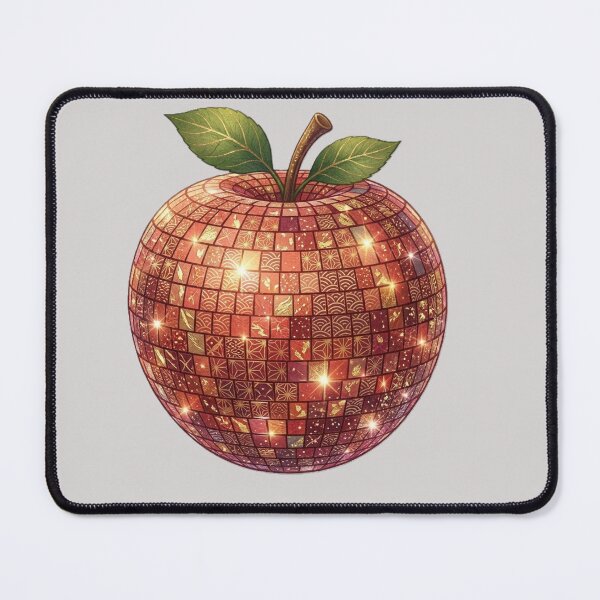 Item preview, Traditional Japanese Mosaic Pattern Golden Red Apple designed and sold by SakuraMarket26.