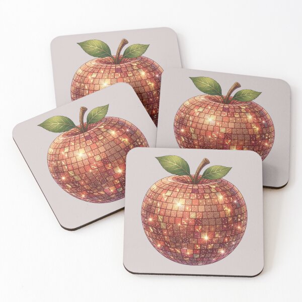 Item preview, Traditional Japanese Mosaic Pattern Golden Red Apple designed and sold by SakuraMarket26.
