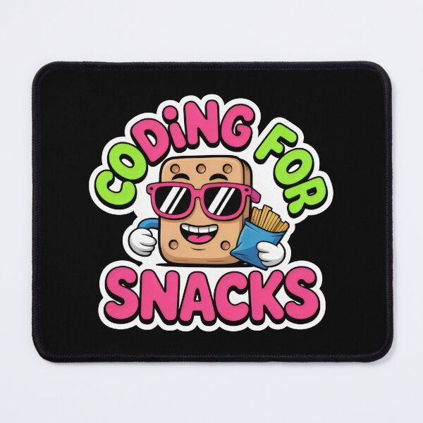 Item preview, Coding For Snacks Funny Programmer Humor designed and sold by SplashTastic.