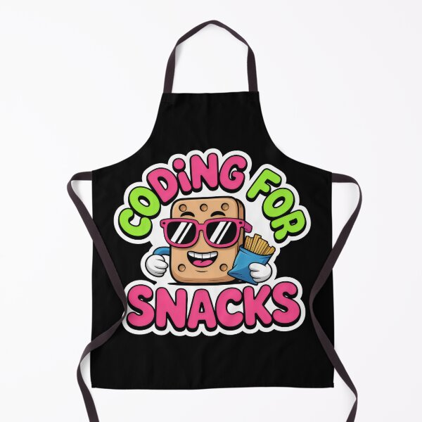 Item preview, Coding For Snacks Funny Programmer Humor designed and sold by SplashTastic.