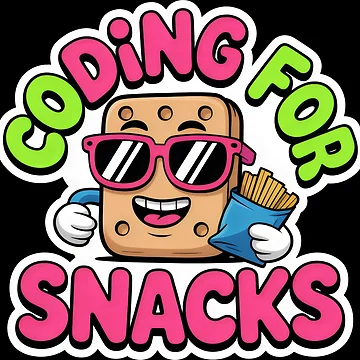 Artwork thumbnail, Coding For Snacks Funny Programmer Humor by SplashTastic