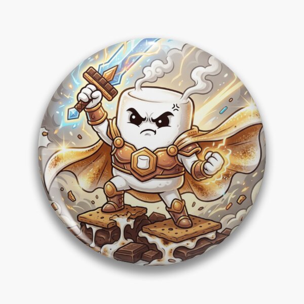 Item preview, Angry Marshmallow Warrior - Epic Marshmallow designed and sold by DandoLaTalla.