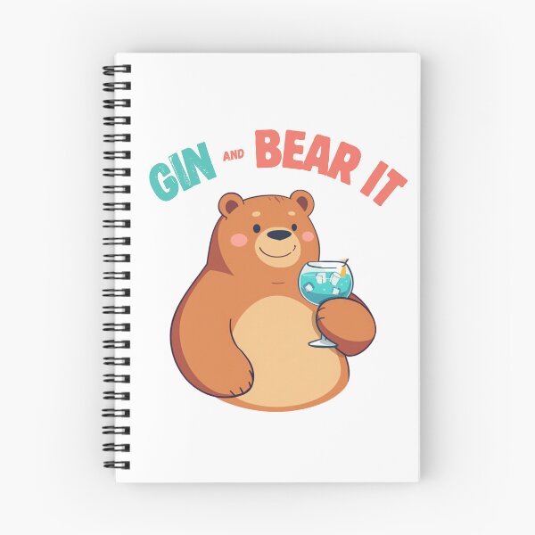 Item preview, Gin and Bear It designed and sold by InkrediblePuns.