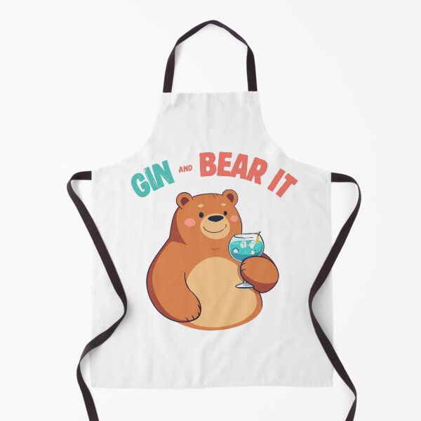 Item preview, Gin and Bear It designed and sold by InkrediblePuns.