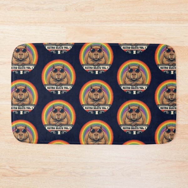 Item preview, Retro Beats Vol. 1 – Funky Capybara Design designed and sold by Dogandesighn.
