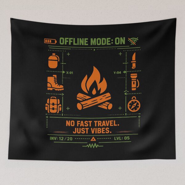 Item preview, Offline Mode On Nature HUD Adventure designed and sold by SplashTastic.