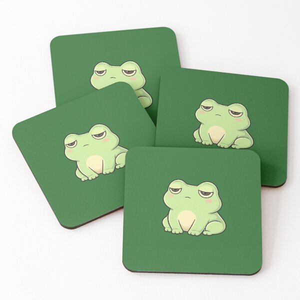 Artikelvorschau, Existenzieller Frosch – Niedlicher, lustiger, trauriger Kawaii-Frosch-Aufkleber entworfen und verkauft von LeoCriaa.