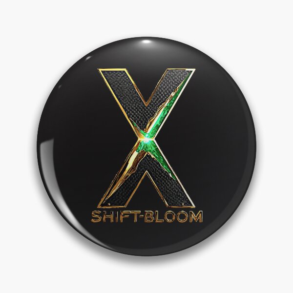 Item preview, SHIFT-BLOOM Luxury Emblem - Carbon Fiber & Liquid Gold Fusion designed and sold by Shift-Bloom.