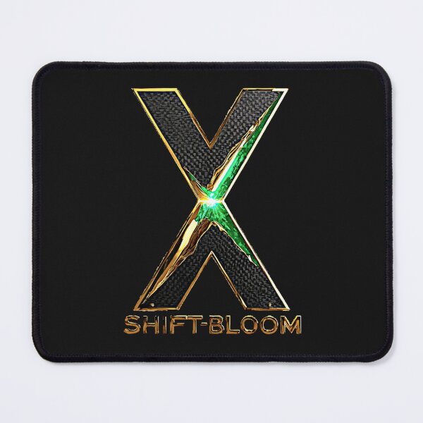 Item preview, SHIFT-BLOOM Luxury Emblem - Carbon Fiber & Liquid Gold Fusion designed and sold by Shift-Bloom.