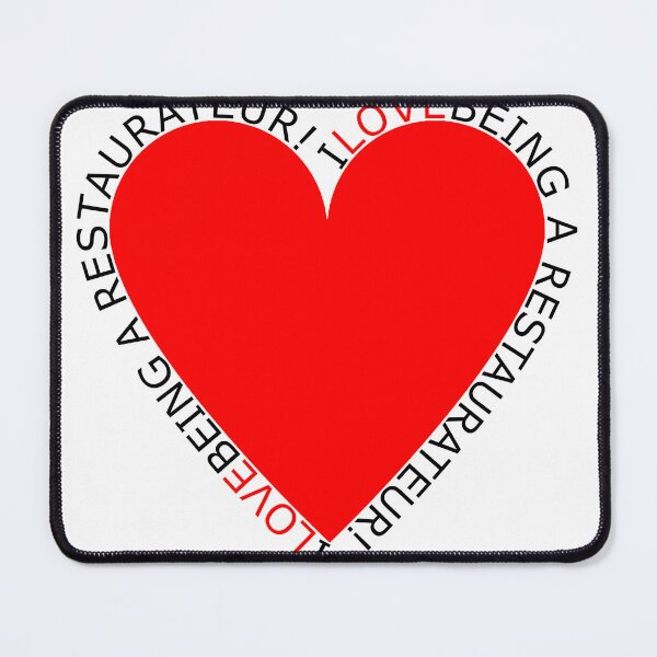 Item preview, I Love Being A Restaurateur designed and sold by TheIconSmith.