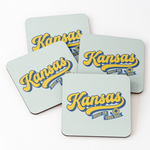 Item preview, Vintage Kansas Sunflower Script Retro Midwest Pride Gift designed and sold by Cozy-Old-Pub.
