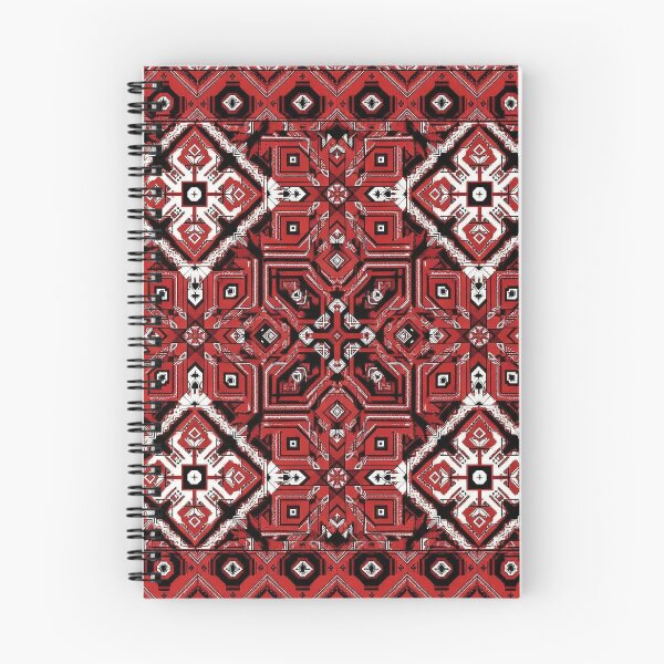 Item preview, Dramatic Crimson Black and White Geometric Tapestry designed and sold by BrainCurves.